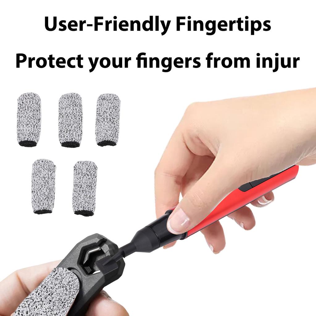 Reciprocating Sander USB Quick Charging Sanding Pen with 8 Polishing Heads 3 Adjustable Speeds 5 Fingertips
