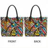  African Tribal Print Tote Bag Large Capacity Daily Shoulder Handbag