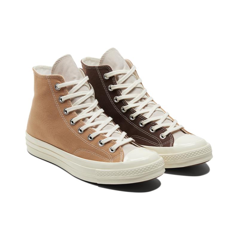 Converse Chuck Taylor All Star 1970s Comfortable and Lightweight High Top Espadrilles Unisex Brown Khaki