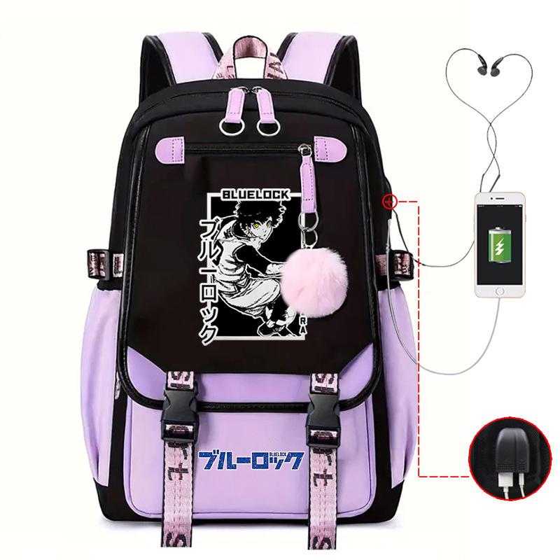 Blue Prison Anime Peripheral Ridge Backpack Seijiro Fashion Student School Bag Large Capacity