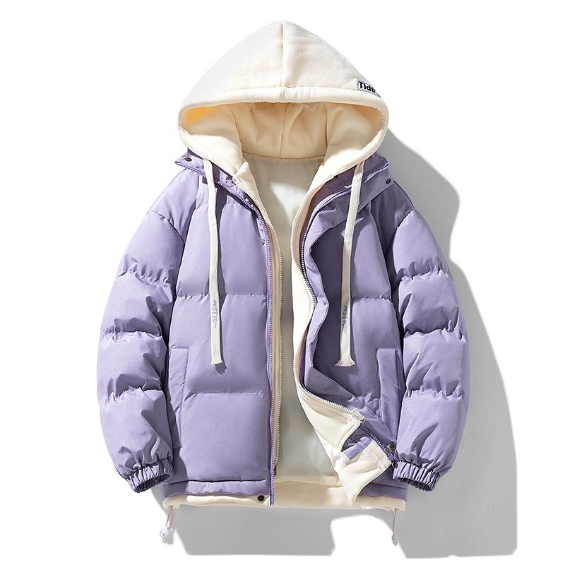 Winter Fashionable and Versatile Loose Couple Hooded Thick Warm Coat