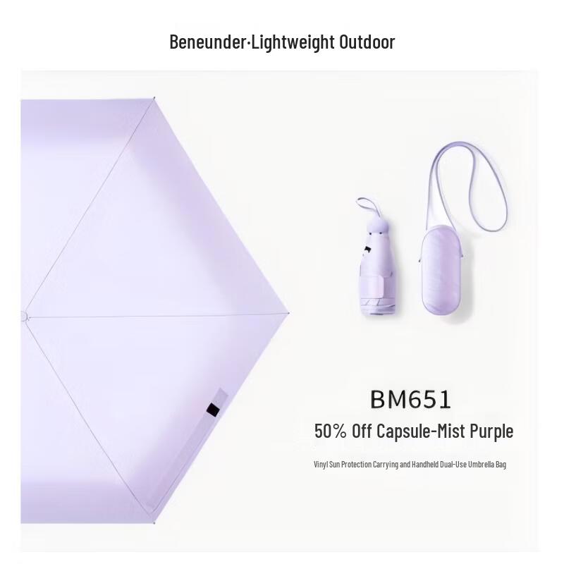 Beneunder Capsule Five-Fold UV Protection Sun Umbrella