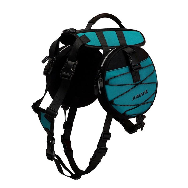 

Самоупаковочная сумка для домашних собак, большая самоупаковочная сумка для собак, портативный уличный рюкзак для домашних животных зелёный