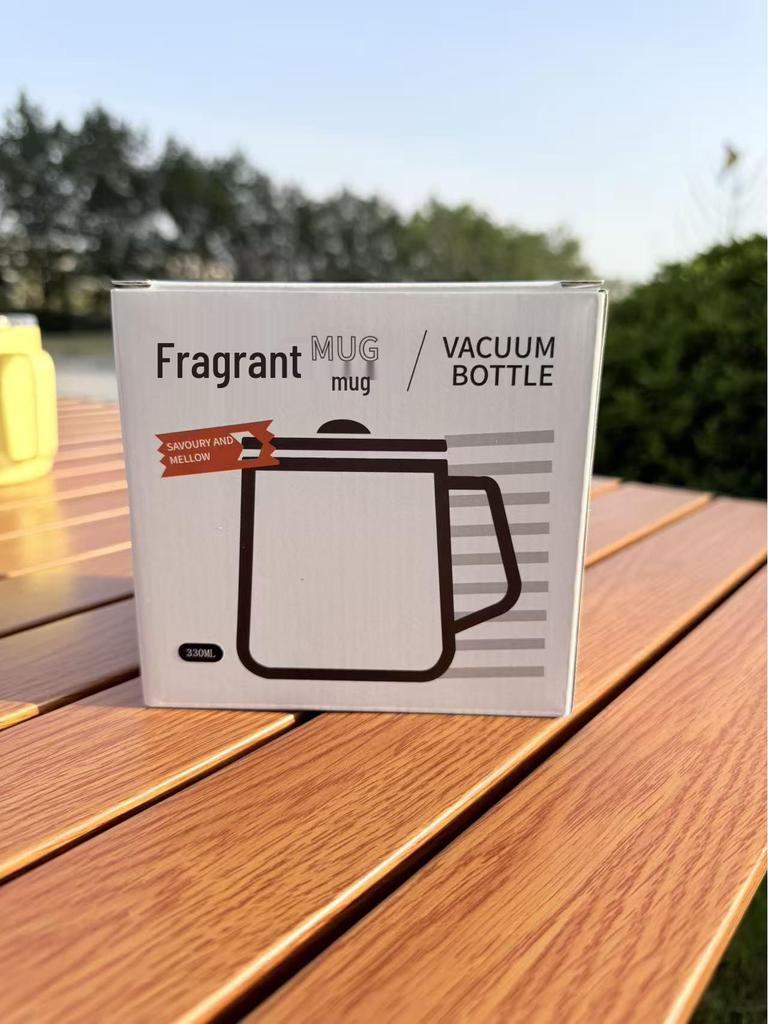 2025 Edelstahlbecher mit Deckel – Stilvolle Unisex Kaffee-/Teetasse für Zuhause oder Büro