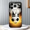 Fashionable football cool Phone Case For Apple iPhone 17 16 16E 15 14 13 12 11 Pro Max Plus Black Soft Silicone