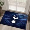 Tottenham Hotspur Design Crystal Velvet Carpet Cozy Non?Slip Printed Rug For Bedroom Living Room Entrance