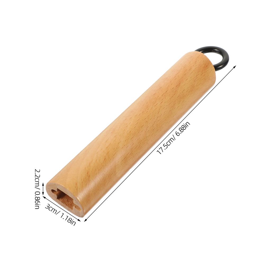 2 Pezzi Manico in Legno Premium Sostitutivo per Pentole Universale Rimovibile Lunga Presa per Padelle Utensili da Cucina Anti-Scottatura Accessori da Cucina