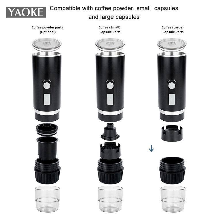 Portable Italian Capsule Coffee Maker for Home & Travel