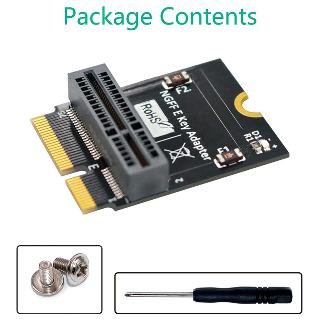 2230 Type NGFF M.2 Key-E To Key-E Adapter Converter Riser Board Support M2 Key E 2230 2242 2260 2280 AX200/201/210 WiFi