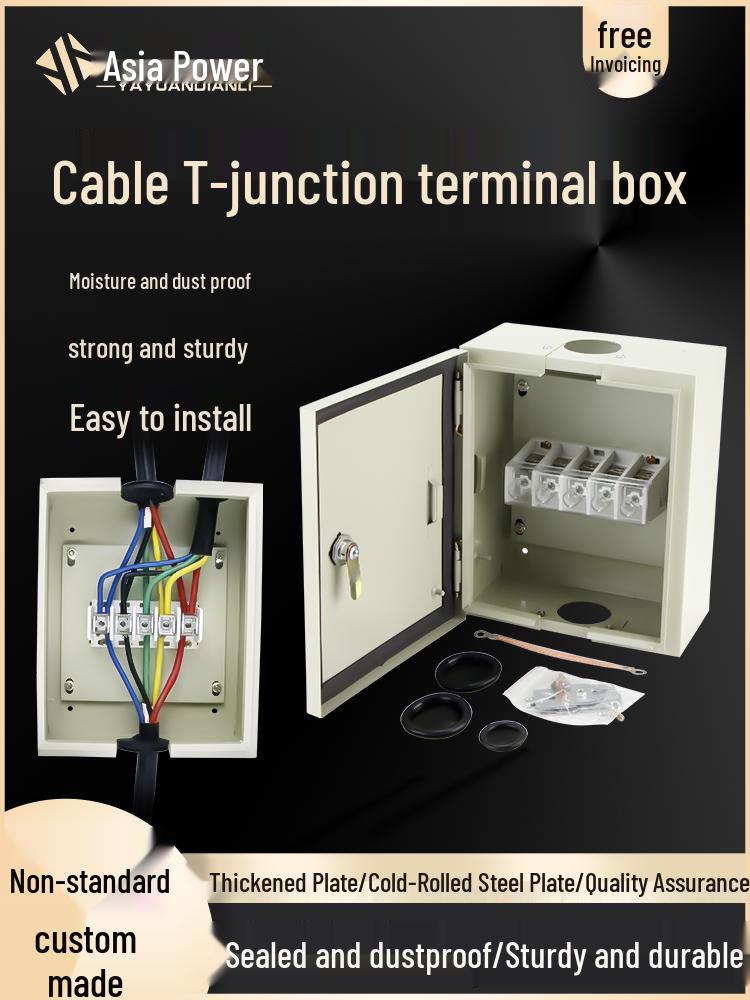 T-Type Copper Busbar High-Current Low-Voltage Cable Distribution Terminal Box