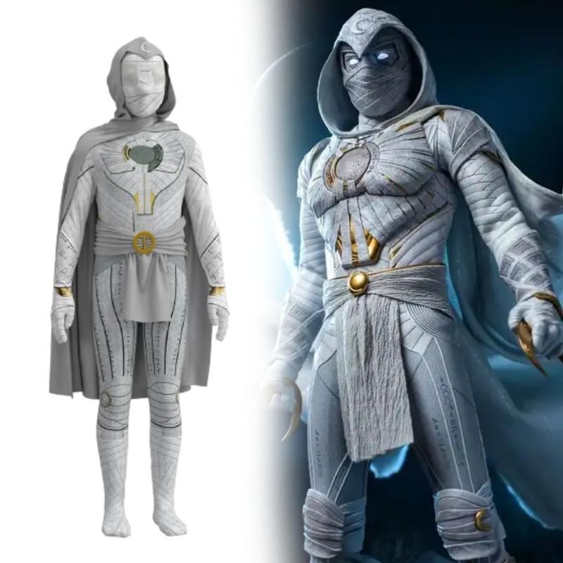 Moon Cosplay Knight Costume Suit Role Playing Halloween Party Stage Performance
