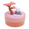 Mini Desk Humidifier with Cherry Tree Landscape Decoration Colorful Light 320ml Capacity Cool Mist U