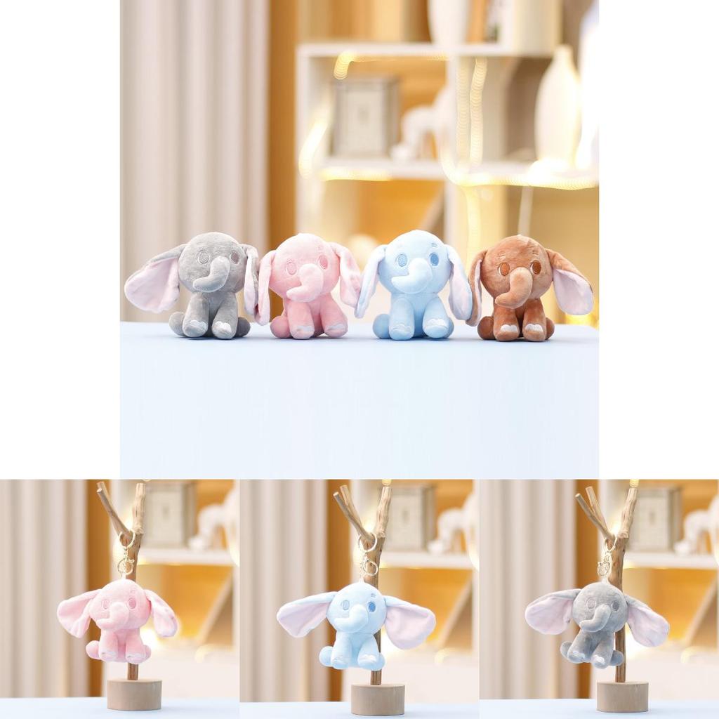 Adorable Plush Elephant Toy Doll With Cute Design Perfect For Kids Gifts And Keychains