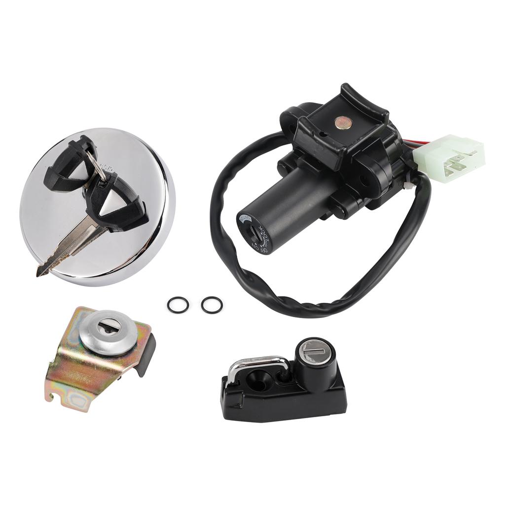 Ignition Switch Lock Set For Kawawaki W 800 EJ800 2019-2025 Gas Cap Helmet Lock