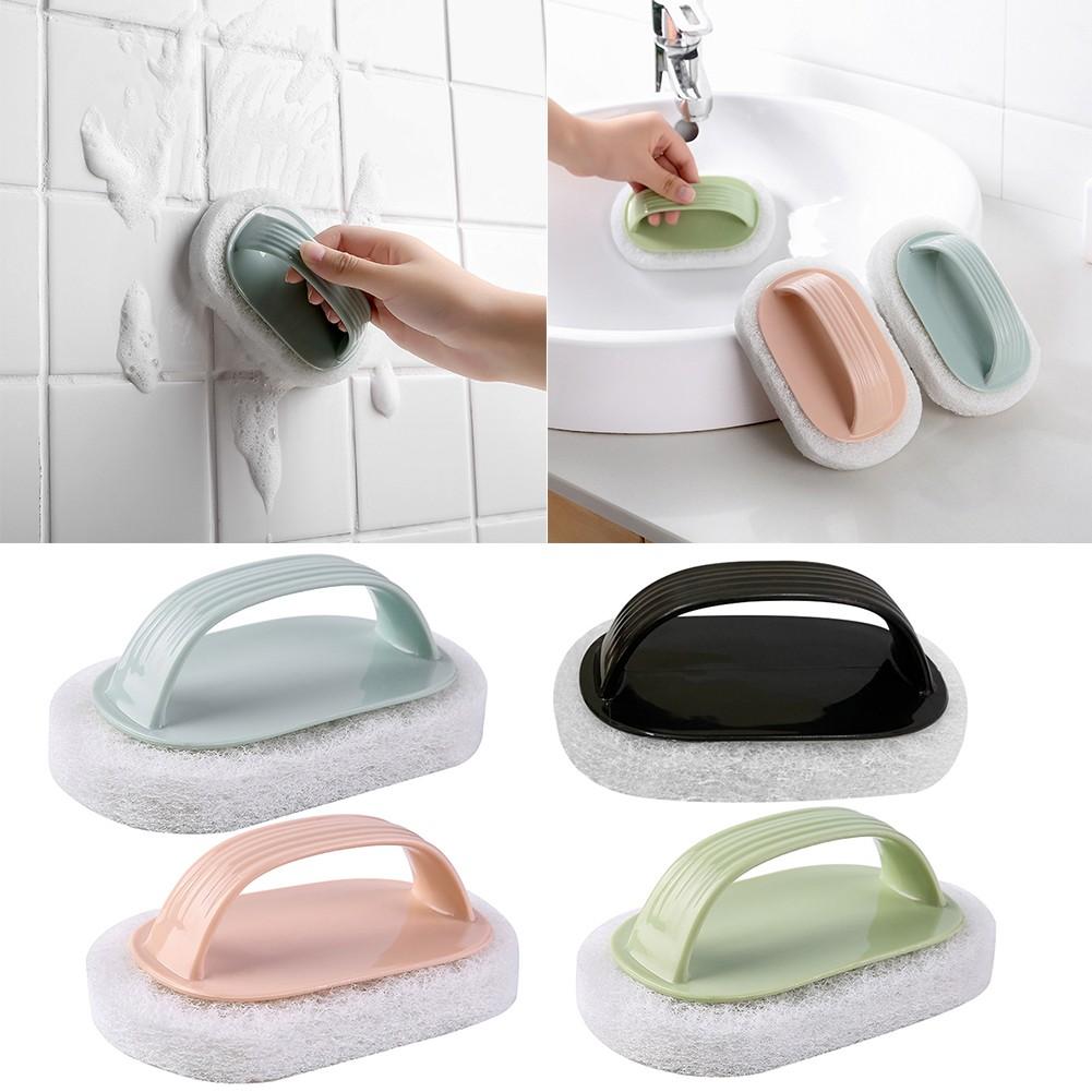 Versatile Kitchen and Bathroom Sponge Brush Scrubber Long Lasting and Efficient