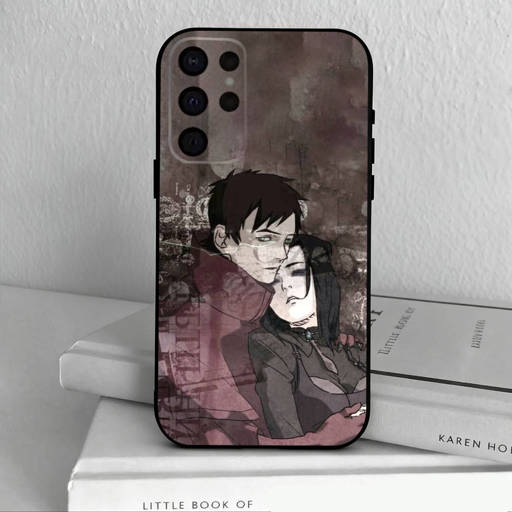 HOT Anime E-Ergo-O P-Proxy   Phone Case For Samsung S25,S24,S21,S22,S23,S30,Ultra,S20,Plus,Others Soft Black Case