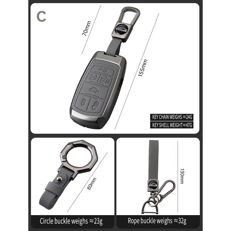 3 4 5 6 Buttons Metal Car Key Case Cover For Dodge Ram 1500 2500 Ram1500 Ram2500 Trx   Protector Shell Accessories