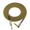 6 Meters/ 20 Feet Musical Instrument Audio Guitar Cable Cord 1/4 Inch Straight To Right-angle