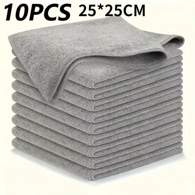 

5Pcs Thicken Microfiber Cleaning Cloths Bicycle Car Kitchen Clean Towel Absorbent Soft Stain-removing Cloth Reusable Clean Tools