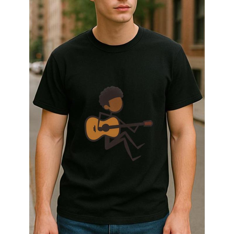 

A Short-Sleeve T-Shirt for Men Featuring Design And a Street-Style Vibe, Loose-Fitting T-Shirt with a Round Neck ,Comfortable,for Spring,Summer,Autumn 4XL чорний