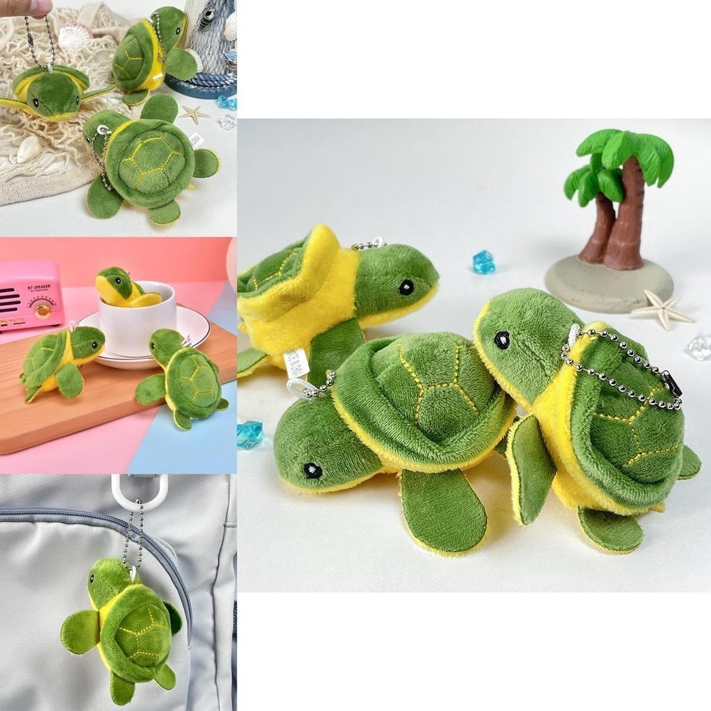 Cute Sea Turtle Plush Key Holder Stuffed Animal Doll With Soft Pp Cotton Filling