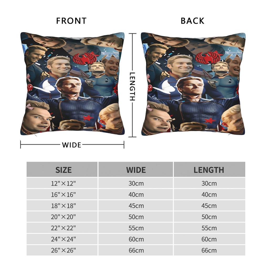 Homelander Pillow Cover The Boys Tv Comfy Cushion Cover Fashion Pillow Case For Living Room Sofa