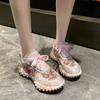 Scarpe da Donna in Rete con Trapano Completo Antiscivolo Leggere Traspiranti Sportive Casual Resistenti all'Usura Aspetto Elevato Luminose