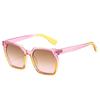 New Style Personalized Square Women Sunglasses Gradient Color Fashion Trendy Shades M6249