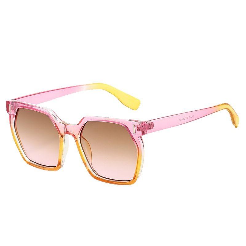 New Style Personalized Square Women Sunglasses Gradient Color Fashion Trendy Shades M6249