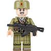 Ninja Warrior Superhero Doll With Weapon Single Building Block Assembly Toy