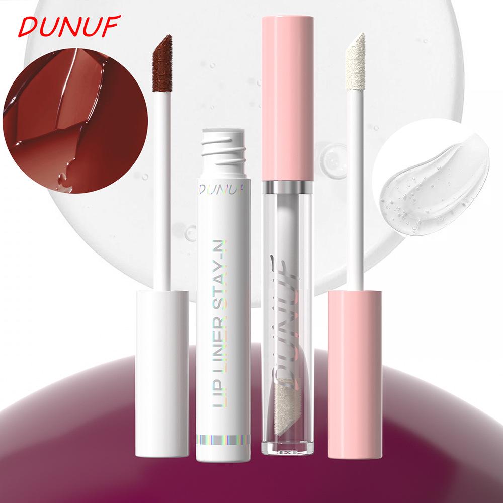 DUNUF 2-Piece Set: Long-Lasting Moisturizing Lipstick & Non-Stick Lip Oil