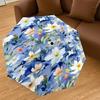 1PC Floral Pattern Umbrella-8-Rib Reinforced, Automatic Open, Lightweight & Durable, Fashion Accessory for Outdoor, J0377