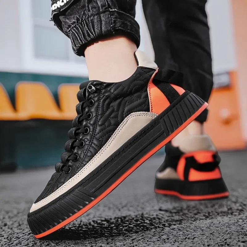 Fashion Luxury Brand Men's Sneakers Fashion Designer Casual Shoes Comfort Platform Shoes for Men Street Skateboard Shoes Tenis Masculino