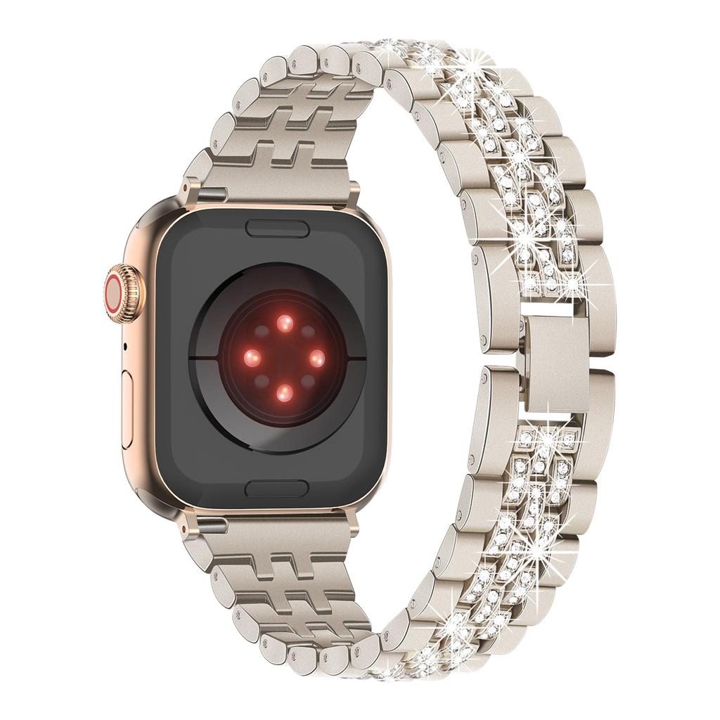 Diamonds Metal Band for Apple Watch Ultra 3/2/1 49mm S11 S10 46mm 42mm 45mm 44mm 41 40mm for Iwatch Series10 9 8 7 6 5 SE3 Strap