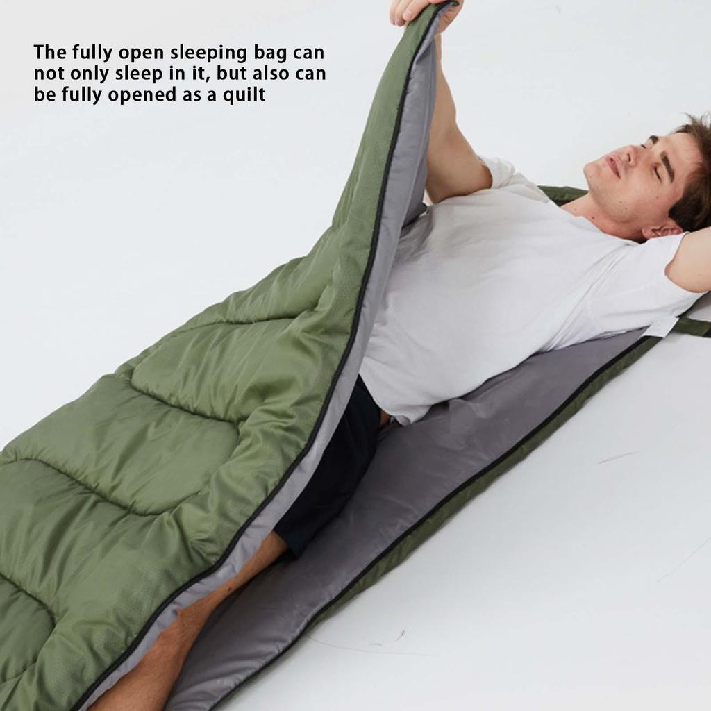 Camping Sleeping Bag Light 4 Seasons Warm Envelope Backpack Outdoor Mummy Cotton Winter Sleeping Bag Camp Camp Sleeping