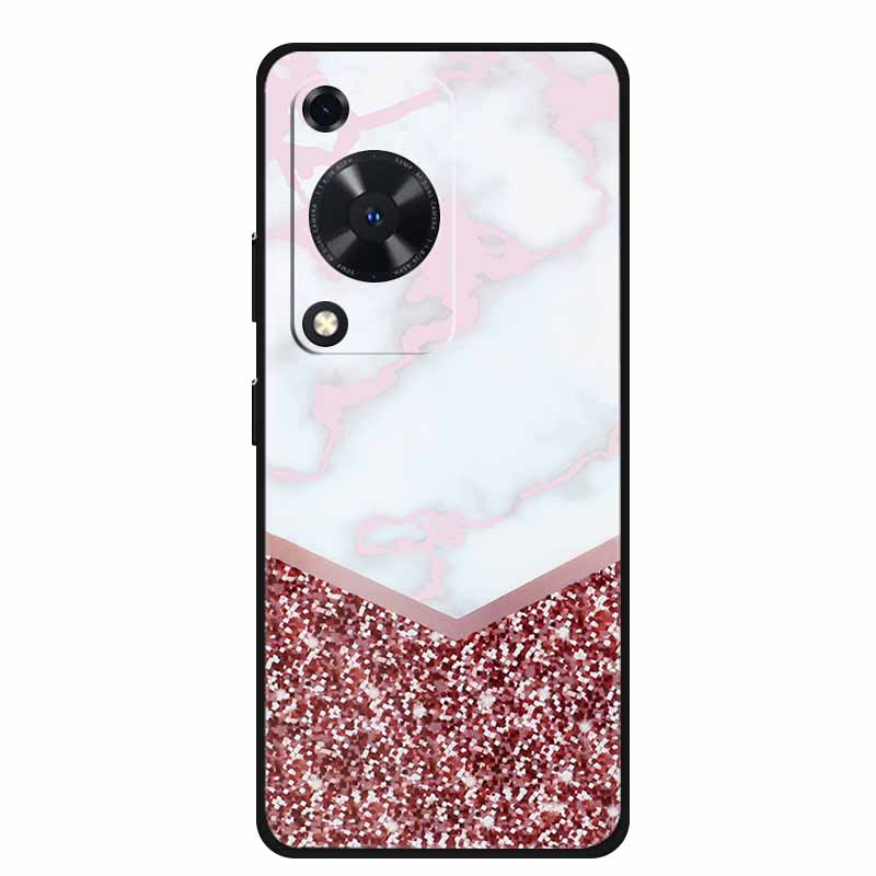 For Huawei nova Y72 Case Marble Soft Silicone TPU Phone Cases Back Cover For Huawei Enjoy 70 NovaY72 Painted Shockproof Coque