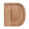 Wooden Piggy Bank with Clear Window, A-Z Letter Coin Cash Container for Kids Adults, Unbreakable Money Saving Box Decoration