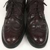 80er90er Vintage USA Kaufhaus Modell Long Wingtip American Brogue Burgunder Größe 10.5D 28.0(GEBRAUCHT)