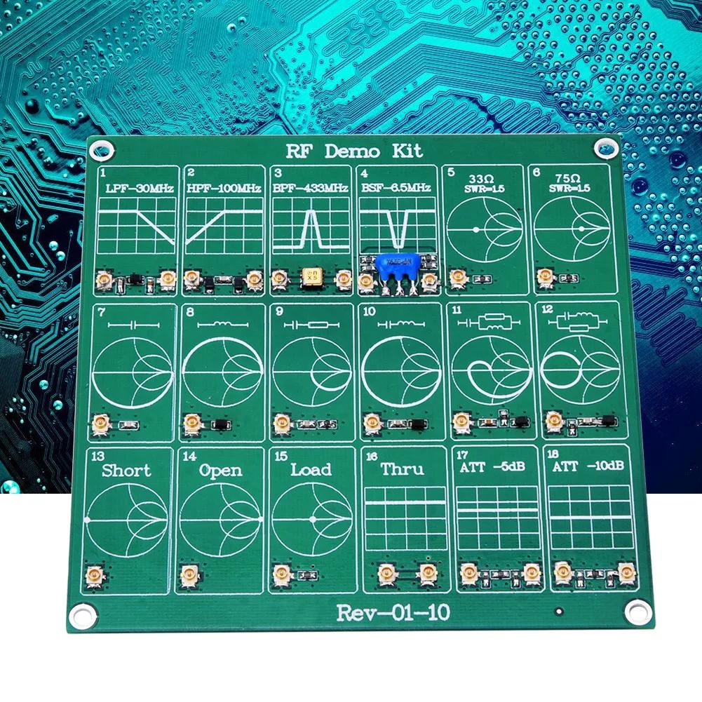 HF-Test Platine, 18 Funktions Module HF-Demo-Kit Nanovna HF-Test Modul Vektor-Netzwerk Analysator Platine Filter-/Dämpfung Modul