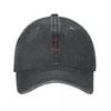 TaeKwonDo written in black Korean symbols. Cowboy Hat Luxury Brand funny hat Caps For Women Men's