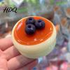 Gâteau à Stimulation Jouets Tactiles Fruit Soufflé Jouet à Presser pour Soulager le Stress, Faux Dessert à Montée Lente Jouet Sensoriel Relaxant, Aliments Simulés Doux
