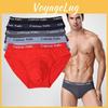 Sexy Fashion Youth Mens Briefs Trendy Student Pants Mens Midwaist Ice Silk Underpants Elastic