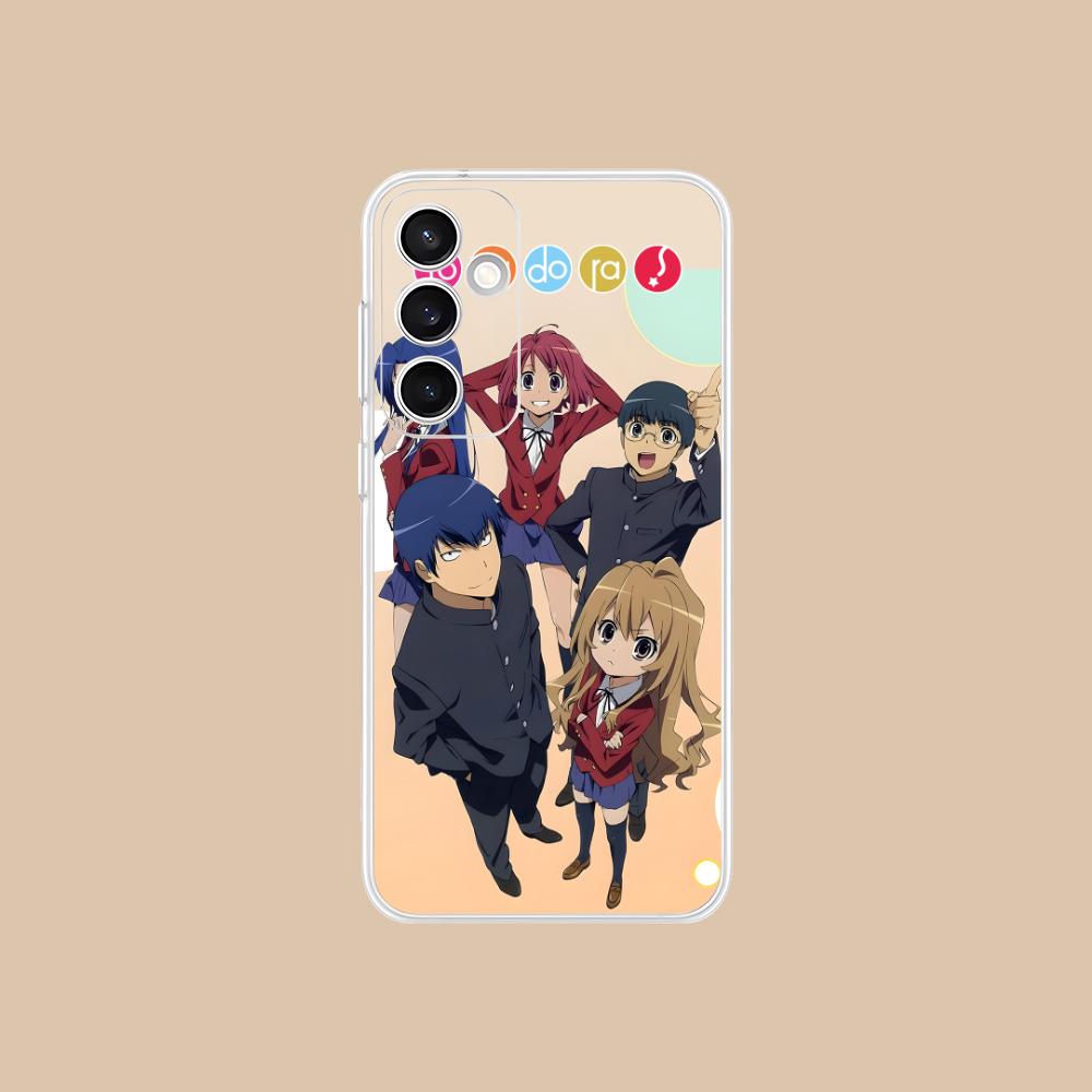 Anime Toradora Mobile Cell Phone Case for Samsung Galaxy S25 S24 S23 S22 S21Plus FE Ultra Clear Colorful Cover Cover Pretty