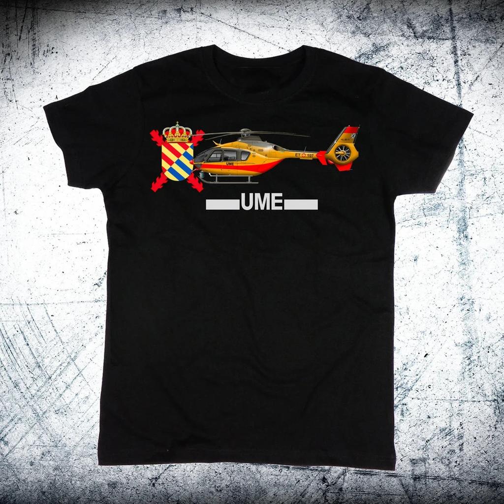 Tercios Españoles UME Emergency Military Unit Helicopter T Shirt New 100% Cotton Short Sleeve O-Neck T-shirt Casual Mens Top
