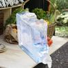 Secchio per Acqua da Campeggio 3L Borraccia Portatile Contenitore per Acqua con Manico per Zaino di Sopravvivenza Feste All'aperto Escursionismo