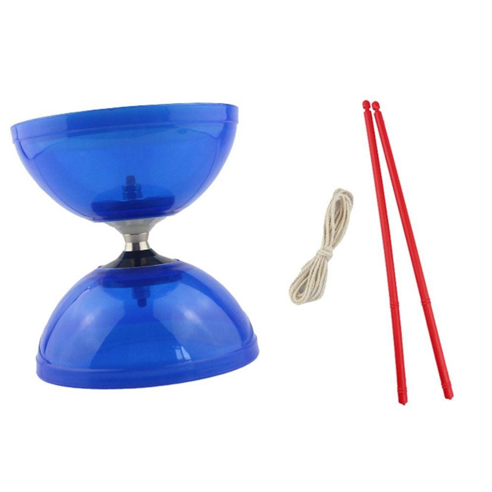 Soft Chinese Yoyo Diabolo Set Leather Diabolo Toy Portable Chinese Diabolo  Child