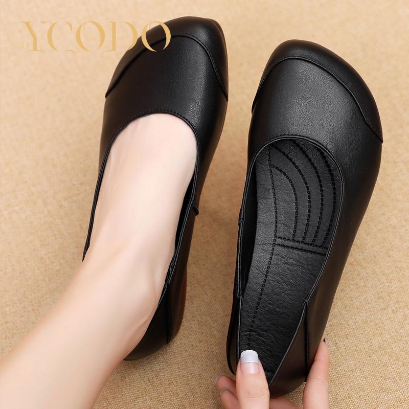 Dámské jarní a letní kožené boty s měkkou podrážkou Comfort Doug, dámské letní ležérní kožené boty