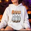 Funny Halloween Ghost Beer Hoodies Just Here For The Boos Print Men'S Sweatshirts Spooky Holiday Party Hoodies Unisex Tops Gift