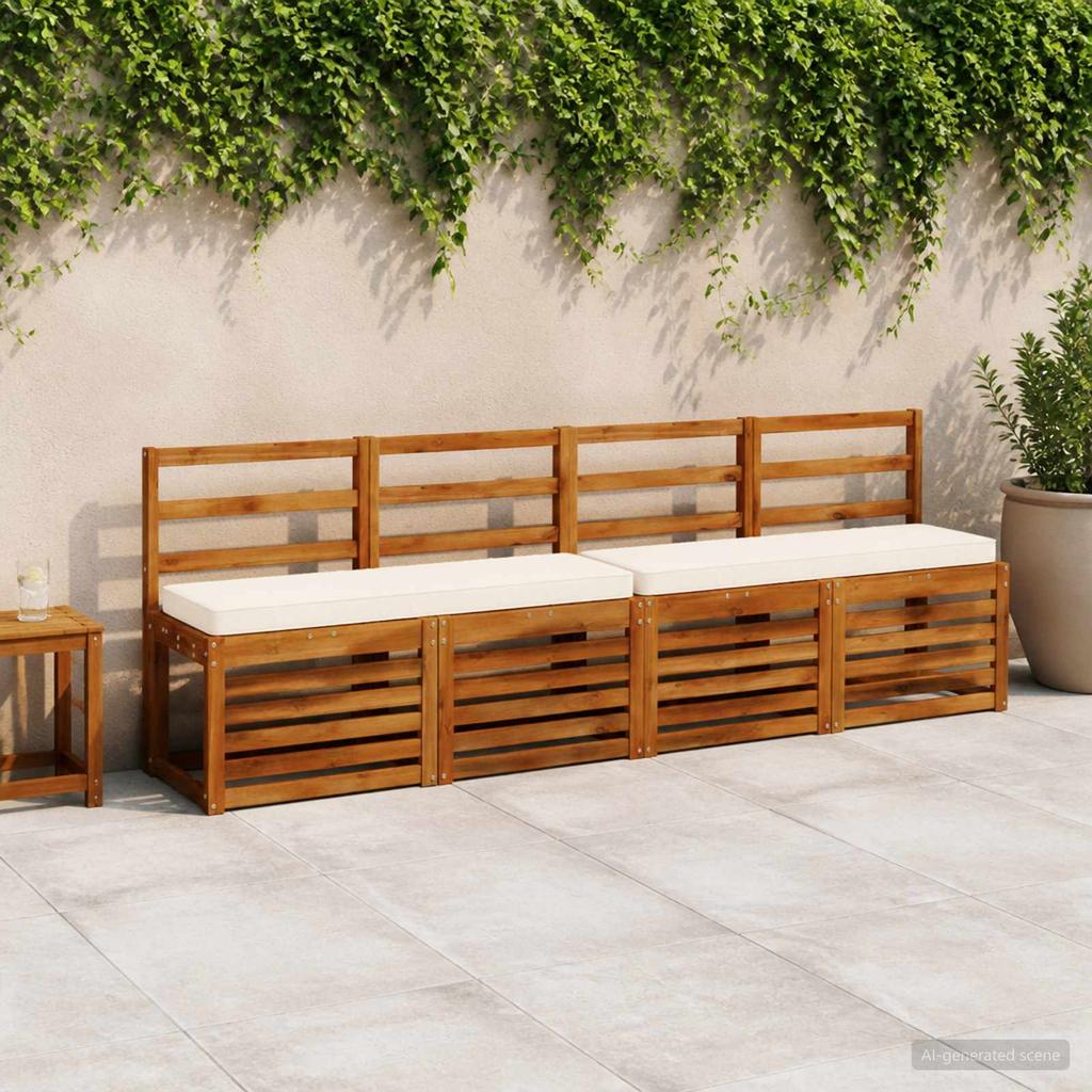 1 Piece VUGHT Bench Cushion 100percent Polyester Cream