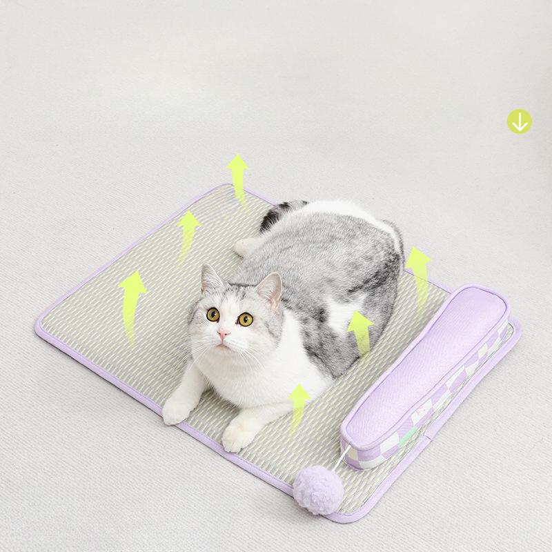 

Коврик-гнездо для кошек Специальный коврик для кошек, летний охлаждающий коврик для собак 60 * 46cm